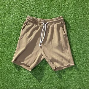 Tan H&M Men’s Drawstring Cotton Shorts
